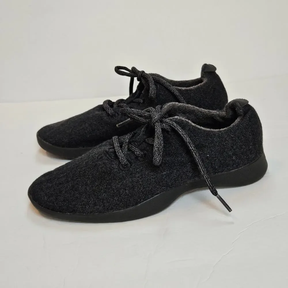 Allbirds The Wool Runners Natural Black Women's 9 Casual‎ Neutral